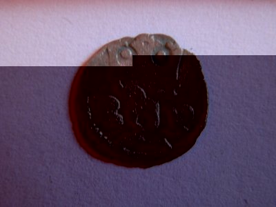 haléř (černý penízek) Ludvík I.