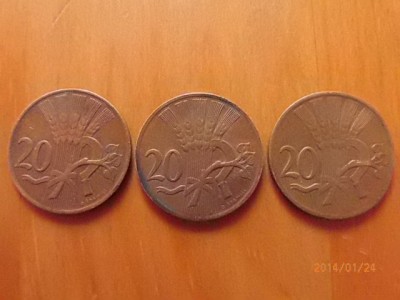 Avers 20hal, prům. 18mm