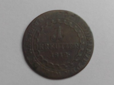 1 Kreutzer z roku 1812 - líc