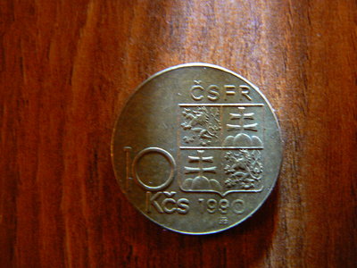 10Kčs ČSFR TOMAŠ G. MASARYK  R.1990