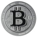Mince Bitcoin 1 oz - stříbrná mince 25.000ks náklad