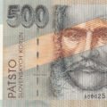 Bankovka 500 Sk slovenskej korunovej meny UNC